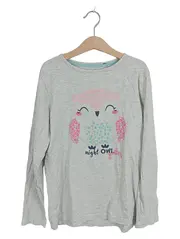 Vorschaubild 1 von Mädchen Langarmshirt Eule Motiv Gr. 146/152 Grau Night Owl