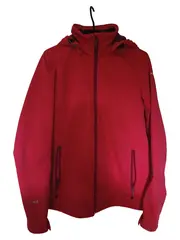 Vorschaubild 1 von Softshelljacke Damen Gr. 40 Rot Sportlich Outdoor Kapuze