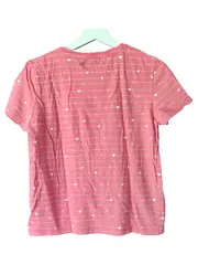 Vorschaubild 2 von Damen T-Shirt Rosa Gr. 38/M Herzmuster Casual