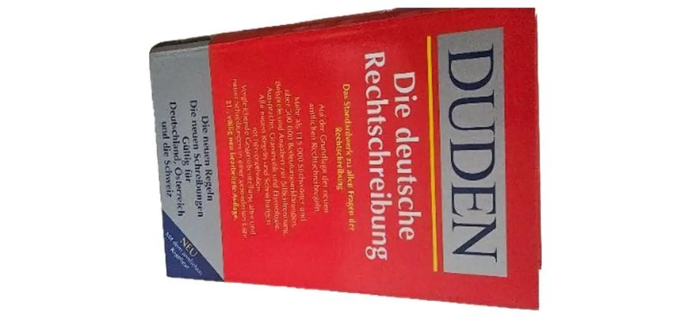 Duden Die deutsche Rechtschreibung Wörterbuch Grammatik Vokabeln Hardcover