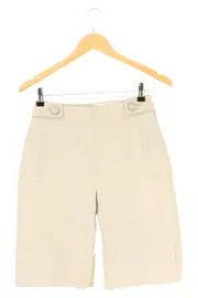Vorschaubild 1 von Damen Shorts Gr. 26 Beige Klassisch Preppy Baumwolle Chino