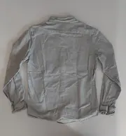 Vorschaubild 6 von Herren Freizeithemd Grau Gr. 50/L Baumwolle Langarm