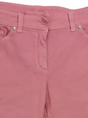 Vorschaubild 2 von Damen Jeans Straight Leg Gr. 38 Rosa Baumwolle