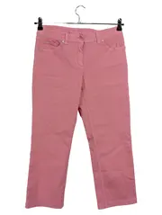 Vorschaubild 1 von Damen Jeans Straight Leg Gr. 38 Rosa Baumwolle