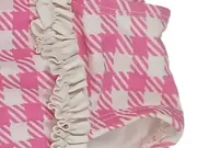 Vorschaubild 6 von Mädchen Badeanzug Gr. 80 Pink Weiß Kariert Rüschen Sommer