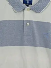 Vorschaubild 3 von Herren Poloshirt gestreift Kurzarm Baumwolle Mehrfarbig Gr. 48/M