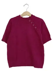 Vorschaubild 2 von Pullover Kurzarm Mädchen Gr. 138/140 Pink Baumwolle