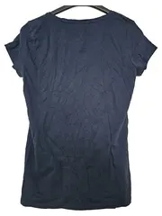 Vorschaubild 3 von Damen T-Shirt Blau Gr. 40/L mit Schriftzug