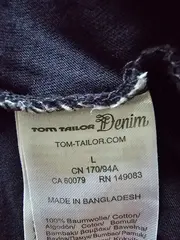 Vorschaubild 4 von Damen T-Shirt Blau Gr. 40/L mit Schriftzug