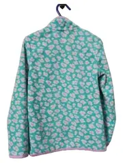 Vorschaubild 3 von Fleecejacke Mädchen Kinder Gr. 110, 116 Grün Blumenmuster Outdoor