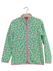 Vorschaubild 1 von Fleecejacke Mädchen Kinder Gr. 110, 116 Grün Blumenmuster Outdoor