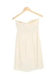 Vorschaubild 2 von Damen Freizeitkleid Trägerkleid Gr. 34/XS Weiß Casual Modern