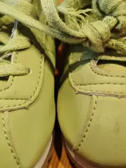 Vorschaubild 4 von Kinder Sneaker Gr. 23.5 Grün Freizeit Sportschuhe Schnürung Textil