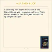 Vorschaubild 2 von Hans Jürgen Press Die heiße Spur Ratekrimis Rätselbilder Buch Spiel