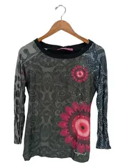 Vorschaubild 1 von Damen Langarmshirt Blumenmuster Gr. 36/S Mehrfarbig Farbenfroh