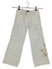 Vorschaubild 1 von Kinder Cargohose Gr. 122 Beige Casual mit Stickerei