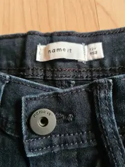 Vorschaubild 4 von Destroyed Jeans Mädchen Kinder Blau Gr. 152 L29 Baumwolle