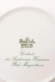 Vorschaubild 2 von Sammelteller Studio-Linie Blumenmuster Weiß Elegant Vintage