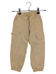 Vorschaubild 1 von Mädchen Cargo Jogger Hose Beige Gr. 104 Freizeit Baumwolle