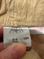 Vorschaubild 4 von Mädchen Cargo Jogger Hose Beige Gr. 104 Freizeit Baumwolle