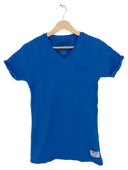 Vorschaubild 1 von T-Shirt Jungen Gr. 164 Blau Casual Kurzarm V-Ausschnitt