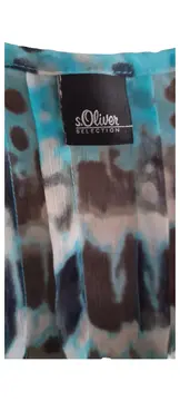 Vorschaubild 5 von Damen Bluse Gr. 38 Mehrfarbig Abstrakt Casual 3/4-Arm