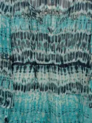 Vorschaubild 3 von Damen Bluse Gr. 38 Mehrfarbig Abstrakt Casual 3/4-Arm