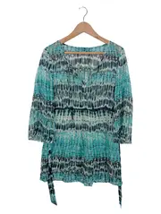 Vorschaubild 1 von Damen Bluse Gr. 38 Mehrfarbig Abstrakt Casual 3/4-Arm