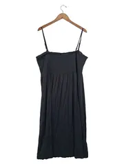 Vorschaubild 1 von MAXXI BLUE Damen Sommerkleid Trägerkleid Gr. 54/56 Schwarz Viskose