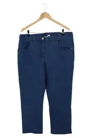 Vorschaubild 1 von Damen Jeans Straight Leg Blau Stretch Baumwolle Gr. 54/XXL Casual