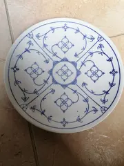 Vorschaubild 2 von Kuchenteller Porzellan Weiß Florales Muster Klassisch 22cm