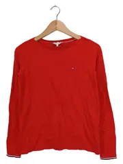 Vorschaubild 1 von Damen Langarmshirt Rot Gr. 34/XS Casual Baumwolle