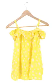 Vorschaubild 2 von Sommerkleid Mädchen 164 Gelb Blumenmuster Rüschen