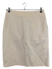 Vorschaubild 2 von Damen Wickelrock Beige Gr. 38/M Baumwolle Midi Elegant