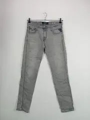 Vorschaubild 2 von Herren Jeans Regular Fit Größe 30 W30 Grau Casual