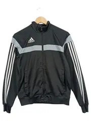 Vorschaubild 1 von Kinder Trainingsjacke Gr. 164 Schwarz Sportlich Polyester Jacke