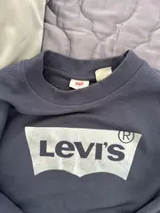 Vorschaubild 4 von Damen Sweatshirt Blau Gr. XS Logo-Print Casual