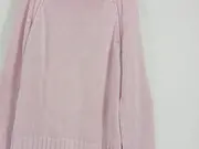 Vorschaubild 3 von Damen Rollkragen Pullover Strick Rippstrick Rosa M 38 Baumwolle