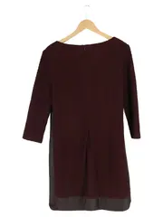 Vorschaubild 2 von FEMME Blusenkleid Damen Gr. 40/L Rot Elegant Strukturmuster