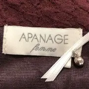 Vorschaubild 3 von FEMME Blusenkleid Damen Gr. 40/L Rot Elegant Strukturmuster