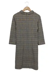 Vorschaubild 2 von Damen Etuikleid Gr. 36/S Kariert Mehrfarbig Business Elegant