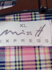 Vorschaubild 5 von Express Damen Hemdbluse kariert Mehrfarbig Gr. XL Casual