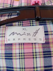 Vorschaubild 4 von Express Damen Hemdbluse kariert Mehrfarbig Gr. XL Casual