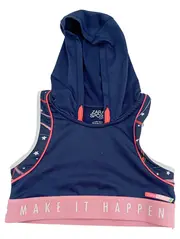 Vorschaubild 1 von Sport Top Kinder Gr. 128 Blau Kapuze Sterne Hoodie Mädchen