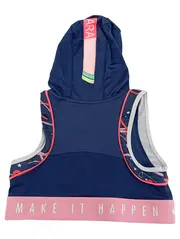 Vorschaubild 2 von Sport Top Kinder Gr. 128 Blau Kapuze Sterne Hoodie Mädchen