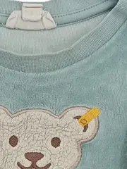 Vorschaubild 4 von Baby Pullover Teddybär Applikation Gr. 80 Türkis Nicki Langarm