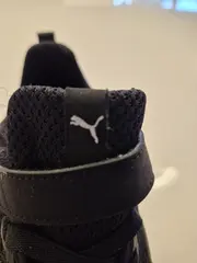 Vorschaubild 2 von Kinder Sportschuhe Sneaker Schwarz Weiß Klettverschluss Gr. 35