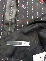 Vorschaubild 3 von Damen Freizeitkleid Schwarz Punkte Vintage Gr. 38/M Midikleid