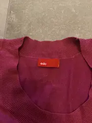 Vorschaubild 2 von EDC Damen Pullover Pink Gr. 36/S Casual Langarm