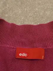 Vorschaubild 3 von EDC Damen Pullover Pink Gr. 36/S Casual Langarm
